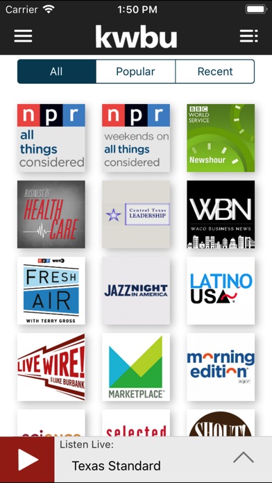 KWBU Public Radio App screenshot 4