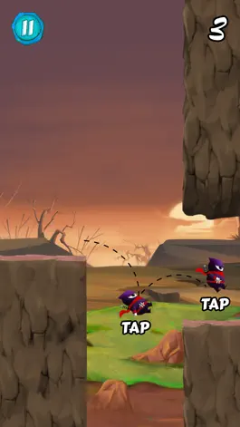 Game screenshot Fat Ninja 2016-Double Tap To Run and Jump apk