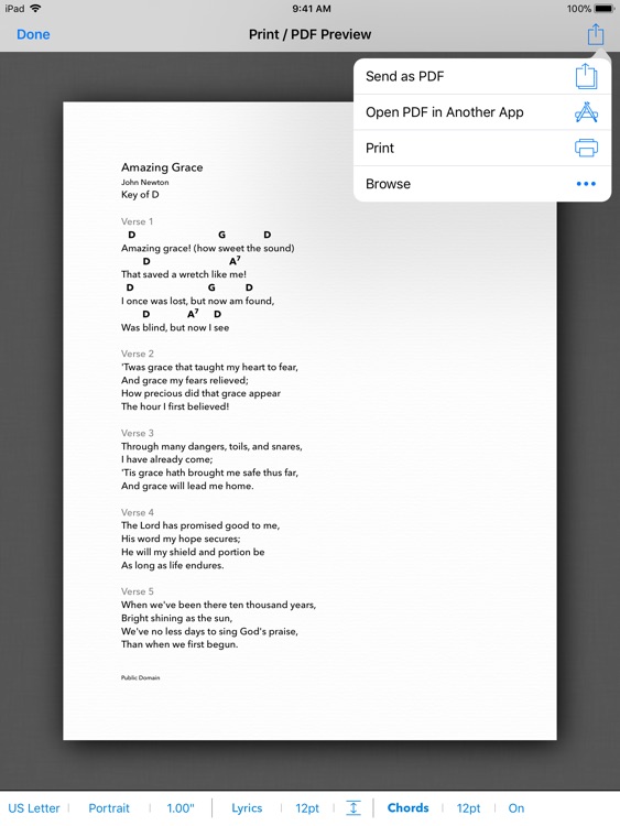 SongSheet Pro - Chord Charts screenshot-4