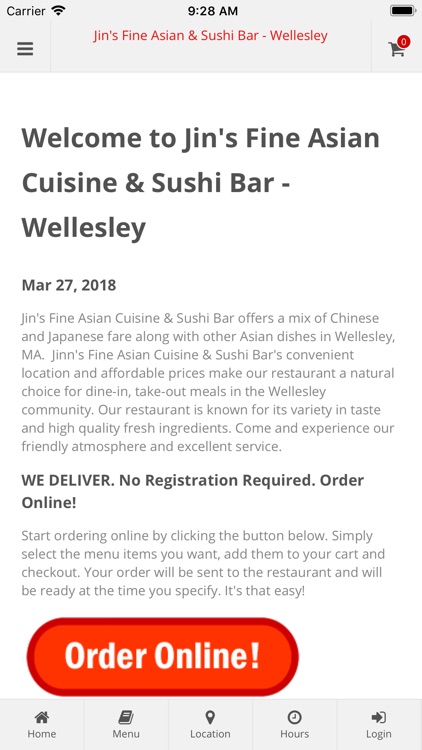 Jin's Fine Asian & Sushi Bar