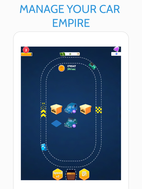 Screenshot #4 pour Car Merge - #1 Idle Game