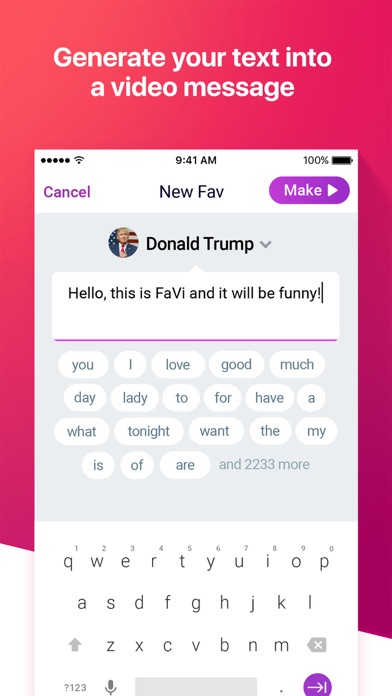 FaVi — U type celebs Say screenshot 3