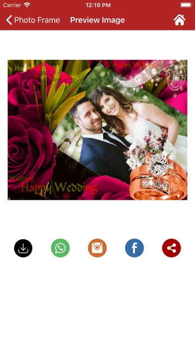 My Wedding Photo Frame iPhone screenshot 5 - Photo & Video app