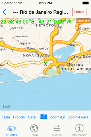 mapQWIK SA - South America Zoomable Atlas screenshot 3