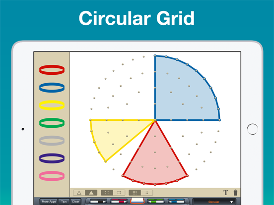 Geoboard Manipulative iPad screenshot 5 - Education app