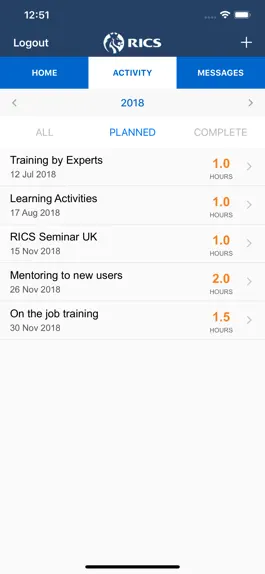 Game screenshot RICS CPD apk