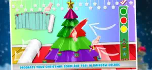 Trendy Rainbow Christmas Party screenshot #3 for iPhone