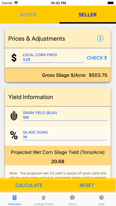 Corn Silage Pricing screenshot 2