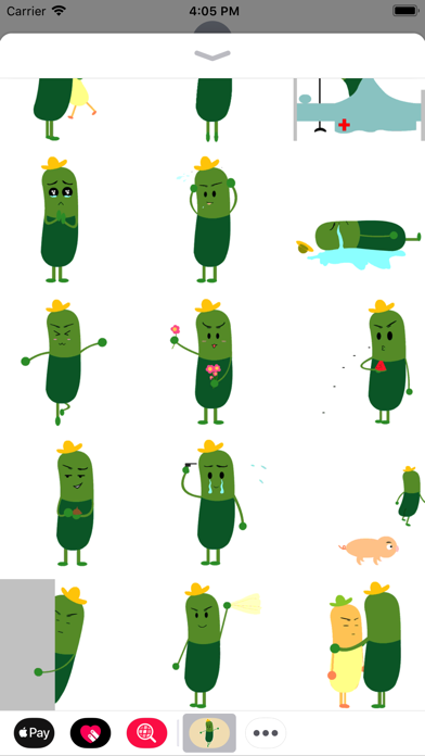 Screenshot #2 pour Cucumber Animated Stickers