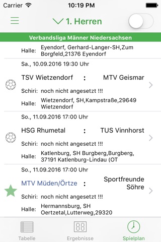 SuS Oberaden Handball screenshot 2