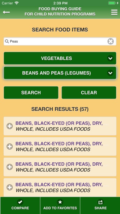 Food Buying Guide for CNP screenshot 3