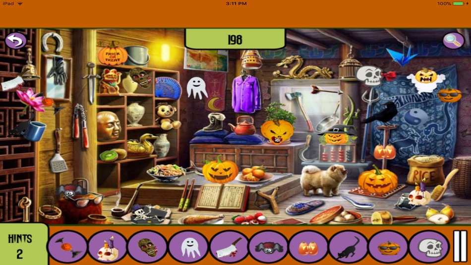 #3. Hidden Object:Halloween Mania2 (iOS) By: Krunal Bhavsar
