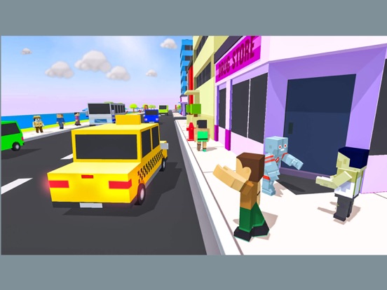 Blocky City Taxi Simualtor