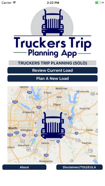 Truckers Trip Planning Solo