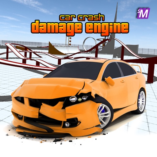 Damage Engine Car Crash Racing Icon