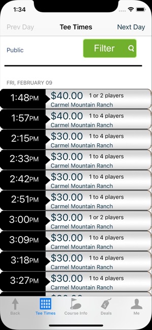 JC Golf Tee Times(圖4)-速報App