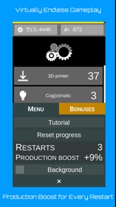 Gear Factory: Incremental Game screenshot #2 for iPhone