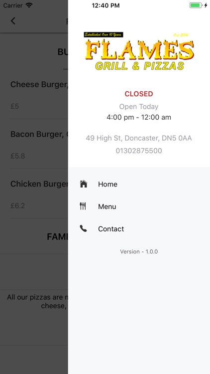 Flames Grill Bentley