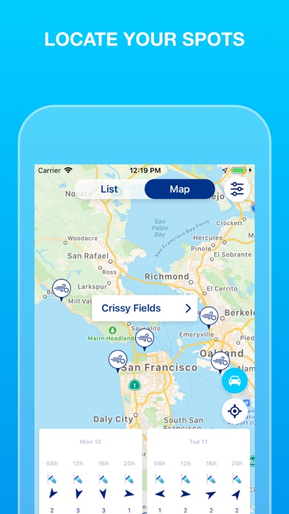 Weesurf, wave & wind forecast