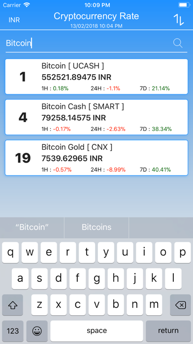 Cryptocurrency Rate screenshot 4