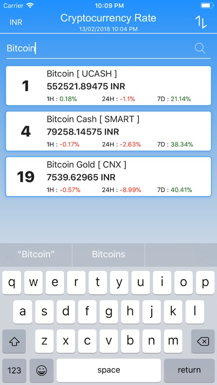 Cryptocurrency Rate screenshot-3