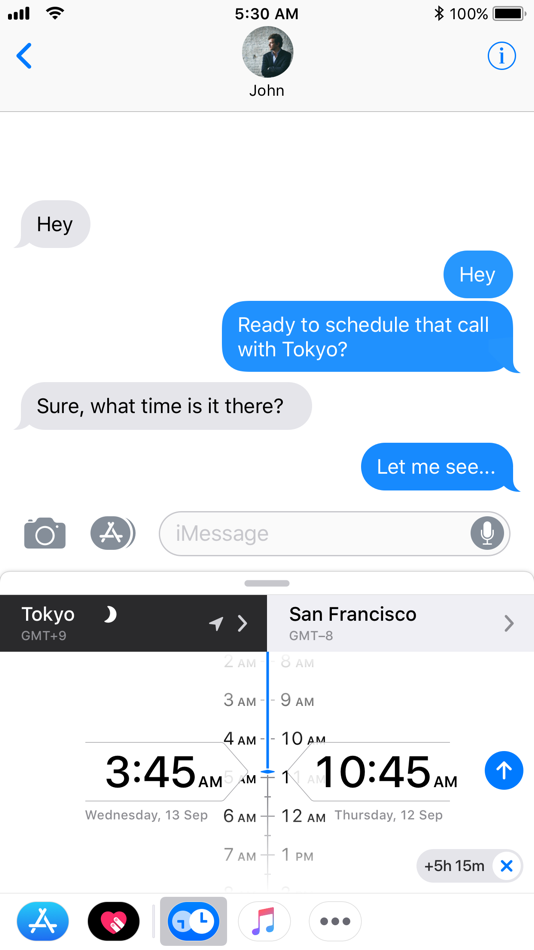 #1. Time There: iMessage Edition (iOS) 由: Alex Komarov Inc.