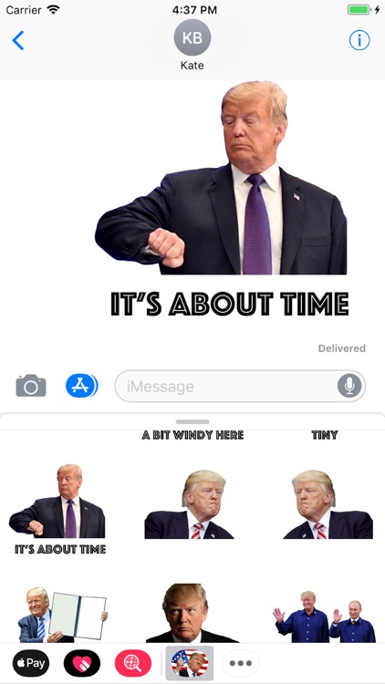 Trump Stickers.