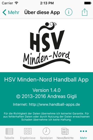 HSV Minden-Nord screenshot 4