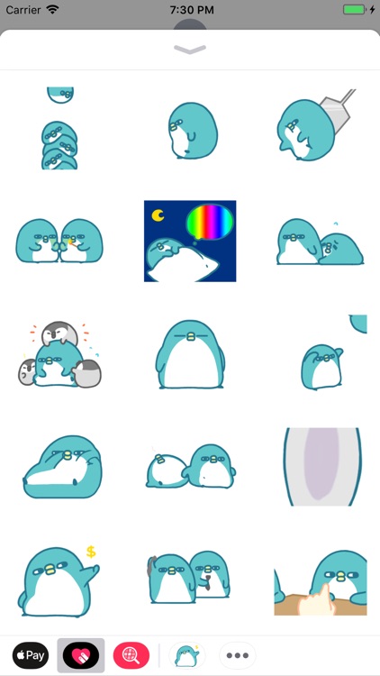 BluePenguins Animated Stickers