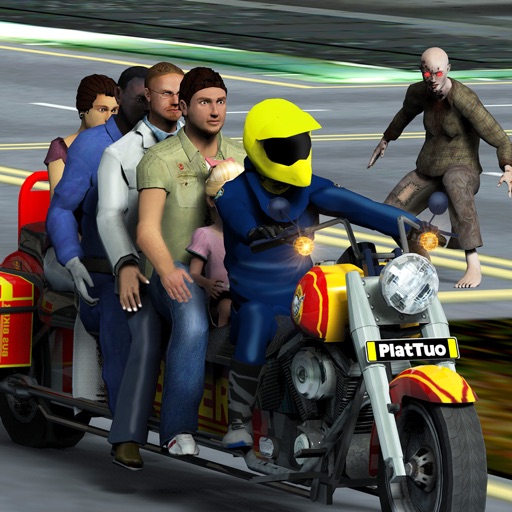 US Bus Bike Zombie survival 3D