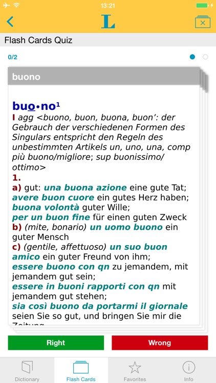 German Italian XL Dictionary