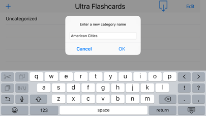 Ultra Flashcards iPhone screenshot 4 - Education app