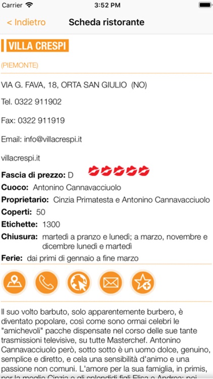 I RISTORANTI DI BIBENDA