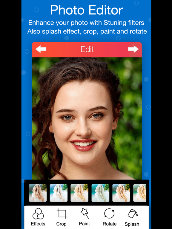 Photo Gallery & Album - Editor iPad screenshot 4 - Photo & Video app