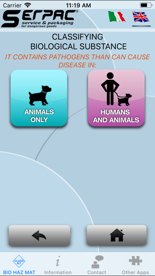 #2. BIO HAZ MAT – Class 6.2 (iOS) 由: Serpac srl