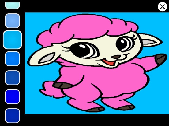 Coloring Farm Animal Painting