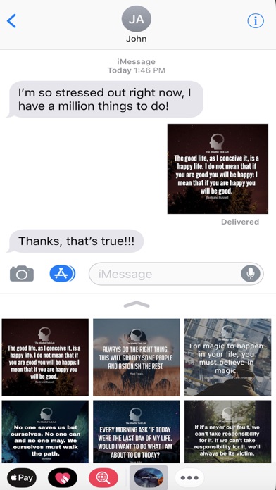 Mindful Quote Sticker Pack screenshot 2