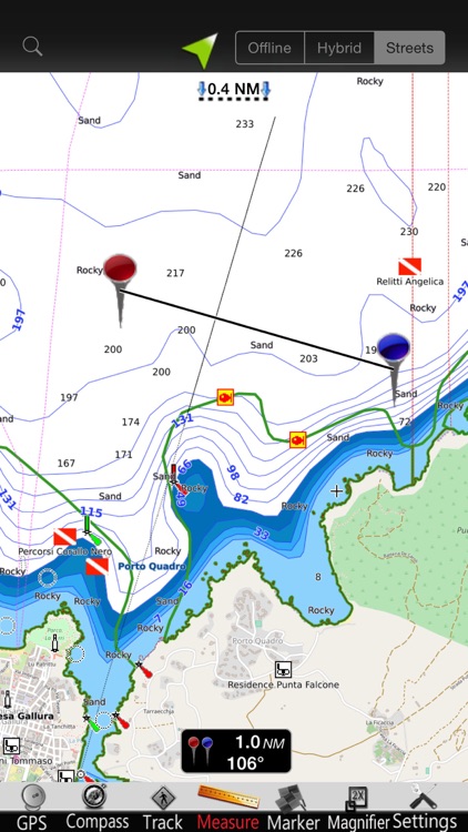 Strait of Bonifacio GPS Chart