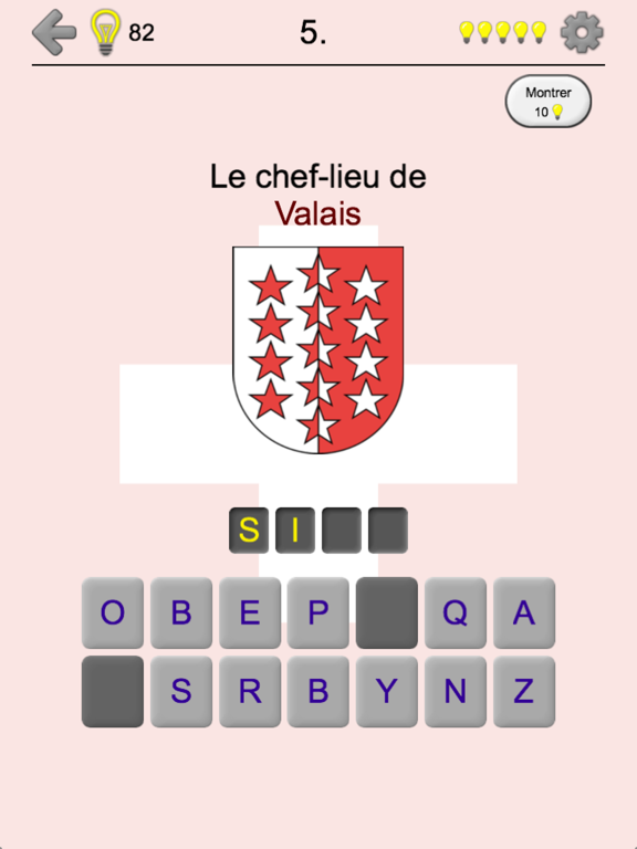 Screenshot #5 pour Les cantons de la Suisse: Quiz