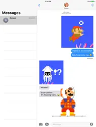 8-bit Super Mario Stickers ipad bilder 3