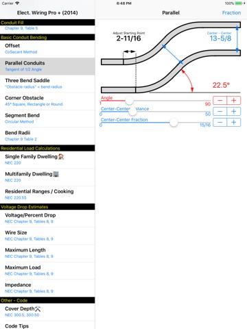 Electrical Wiring Pro 2014+ iPad screenshot