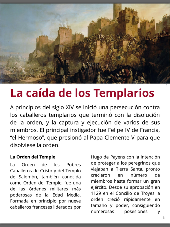 Tu Revista de Historia iPad screenshot 1 - Magazines & Newspapers app