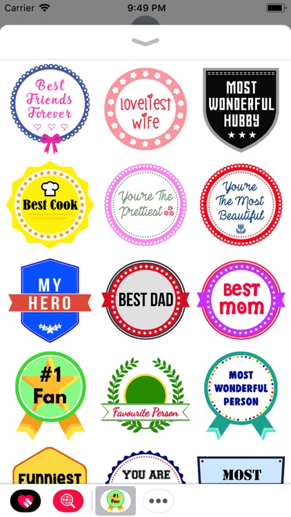 Best Award Badge Stickers