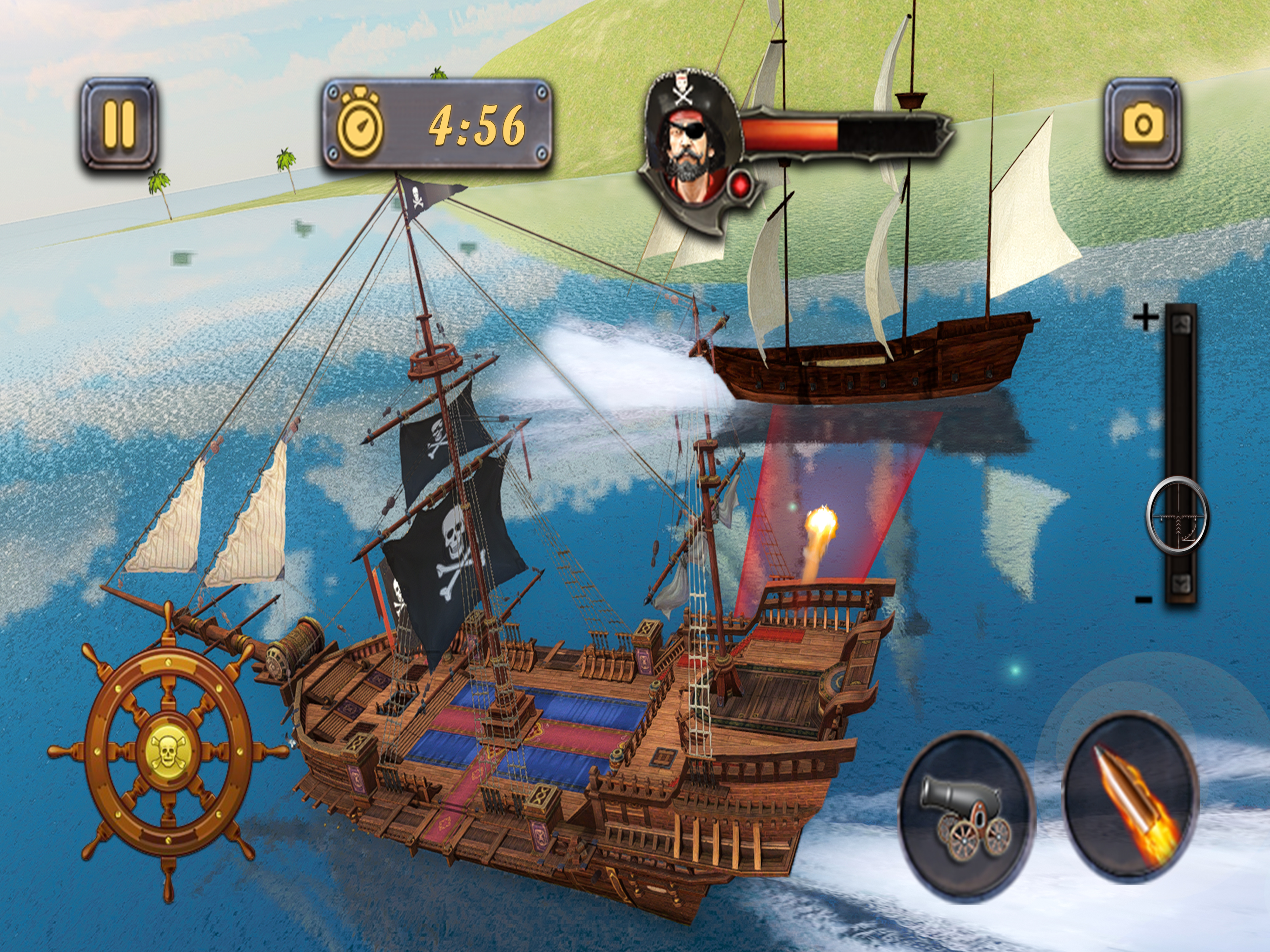 Pirate Ship Sea Battle 3D screenshot 8