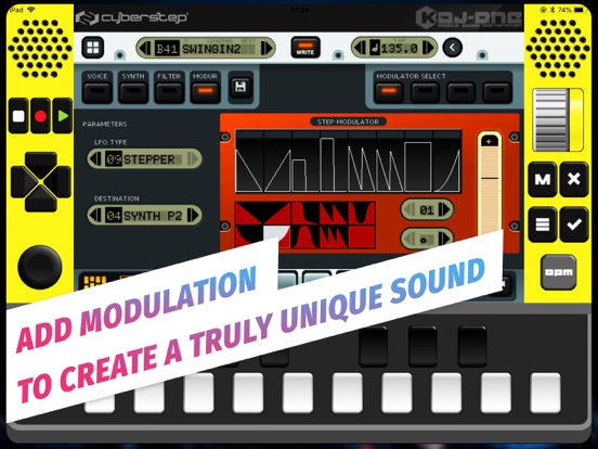 KDJ-ONE iPad screenshot 5 - Music app