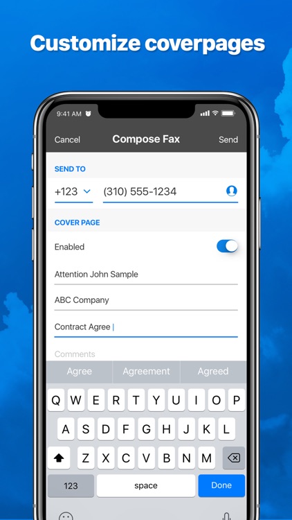 eFax – send fax from iPhone screenshot-3