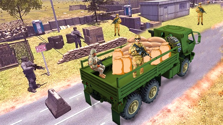 Us Offroad Army cargo truck screenshot-6