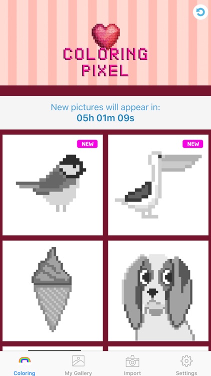Coloring Pixel