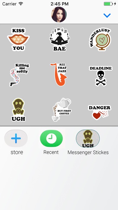 Messanger Animated Stickers screenshot 4
