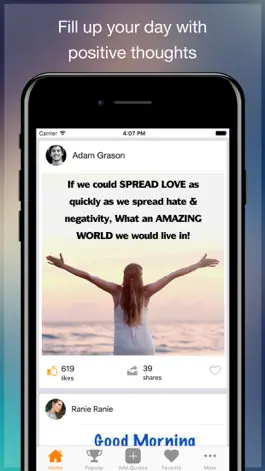 Game screenshot Always Positive - Daily Quotes mod apk